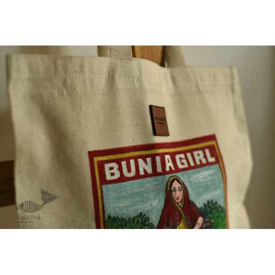 Hand Painted Canvas Bag 